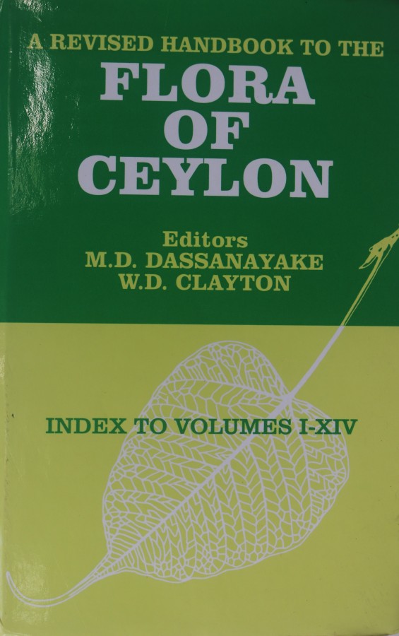 HB35 - A Revised Handbook to the Flora of Ceylon - Index to Volume Vol I – XIV